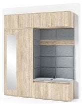 PKMebel - Komplet za hodnik Emi 16 - sonoma hrast