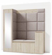 PKMebel - Komplet za hodnik Emi 28 - sonoma hrast