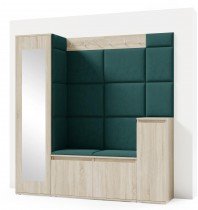 PKMebel - Komplet za hodnik Emi 28 - sonoma hrast