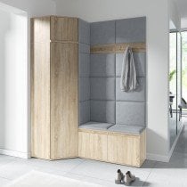 PKMebel - Komplet za hodnik Emi 37 - sonoma hrast
