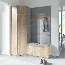 PKMebel - Komplet za hodnik Emi 37 - sonoma hrast