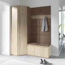 PKMebel - Komplet za hodnik Emi 37 - sonoma hrast