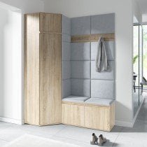 PKMebel - Komplet za hodnik Emi 37 - sonoma hrast