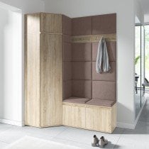 PKMebel - Komplet za hodnik Emi 37 - sonoma hrast