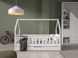 Otroška postelja Jasmine 80x160 cm - bela