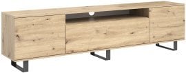 TV komoda Logan 180 cm kovinske noge - artisan hrast