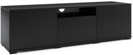 TV komoda Logan 150 cm plastične noge - črna