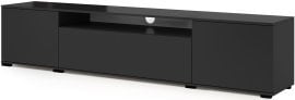TV komoda Logan 180 cm plastične noge - črna