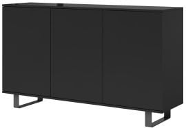 Komoda Logan 3D kovinske noge - črna