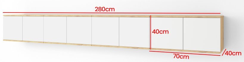 PKMebel - TV komoda Sevilla 280 cm