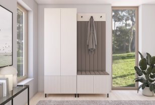 PKMebel - Komplet za hodnik Rayo 1 - visoke nogice
