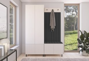 PKMebel - Komplet za hodnik Rayo 1 - visoke nogice