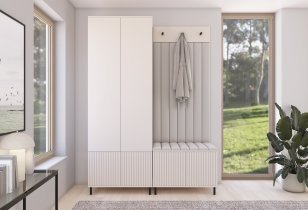 PKMebel - Komplet za hodnik Rayo 1 - visoke nogice