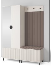 PKMebel - Komplet za hodnik Rayo 1 z ogledalom - visoke nogice