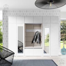 Komplet za hodnik Emi 17 - bel - Trinity 02