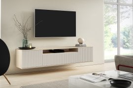 Viseča TV komoda Agnes - hrast Vincenca/kašmir