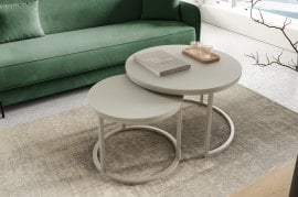 Komplet klubskih mizic Fonte - kašmir