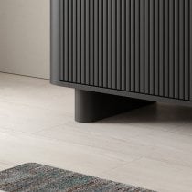 PKMebel - TV komoda Trenza - črna