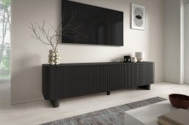 TV komoda Trenza - črna