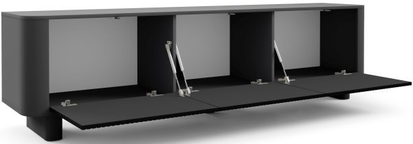PKMebel - TV komoda Trenza - črna
