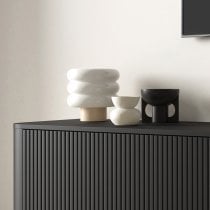 PKMebel - TV komoda Trenza - črna