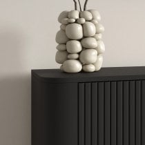 PKMebel - TV komoda Trenza - črna