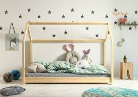 Kocot Kids - Otroška postelja Bella brez vzmetnice, brez predala - 90x200 cm, bela