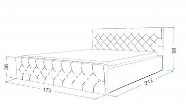 Postelje FDM - Dvižna postelja Chicago - 160x200 cm
