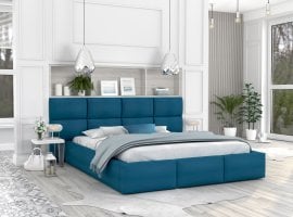 Dvižna postelja Denver - 180x200 cm - turkizna