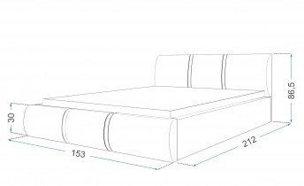 Postelje FDM - Dvižna postelja Fusion 140x200 cm