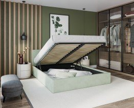 Postelje FDM - Dvižna postelja Rino 120x200 cm