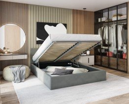 Postelje FDM - Dvižna postelja Rino 140x200 cm