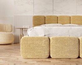 Postelje FDM - Dvižna postelja Delicato - 160x200 cm - Cleo Beige