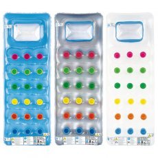 Napihljiva plavalna vzmetnica Fashion Mat z 18 žepi