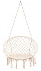 Viseči stol Brasil Hoop bež