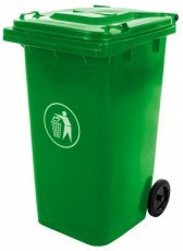 Posoda za smeti 240 L zelena