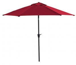 Vrtni dežnik Havana temno rdeč