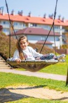 Vrtna gugalnica Nest - siva