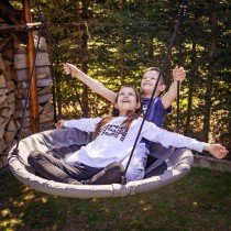 Vrtna gugalnica Nest - siva
