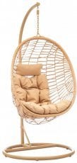 Viseči vrtni fotelj Delos - bež