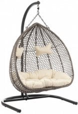 Viseči vrtni fotelj Grenada - bež
