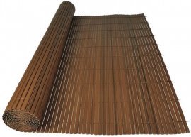 Balkonska prevleka PVC v roli 1x3m - rjava