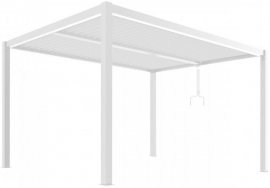 Vrtna pergola Luxe 3x4m - bela