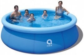 Ekspanzijski bazen s prirobnico 4,2x0,84m s črpalko