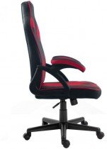 Mirpol - Gaming stol Pixel - črn/rdeč