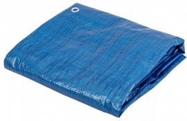 Standardna ponjava 50G 2x3 m z jeklenimi očesci - modra