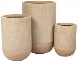 Cvetlični lonec Marron, set 3 kosov