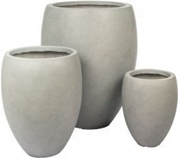 Cvetlični lonec Silber, set 3 kosov