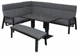 Vrtna garnitura Avignon s kotno sedežno garnituro