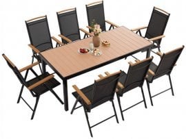 Vrtna jedilna garnitura Izzy za 8 oseb